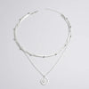 Three layer round necklace made of 925 Sterling Silver